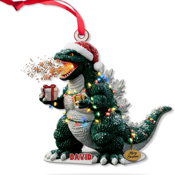 Godzilla Christmas Ornament - Image 6