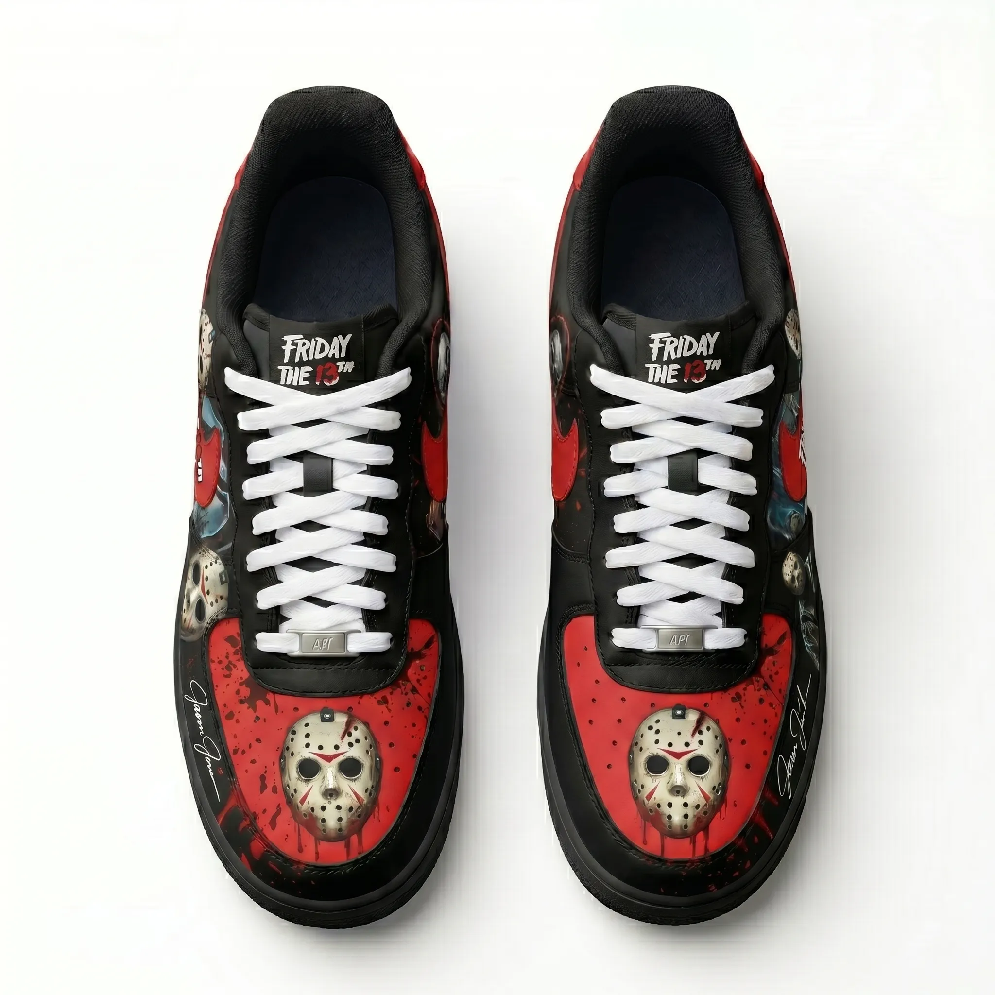 Jason Voorhees Air Low-Top Sneakers Shoes - Image 2