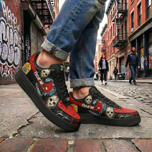 Jason Voorhees Air Low-Top Sneakers Shoes - Image 3