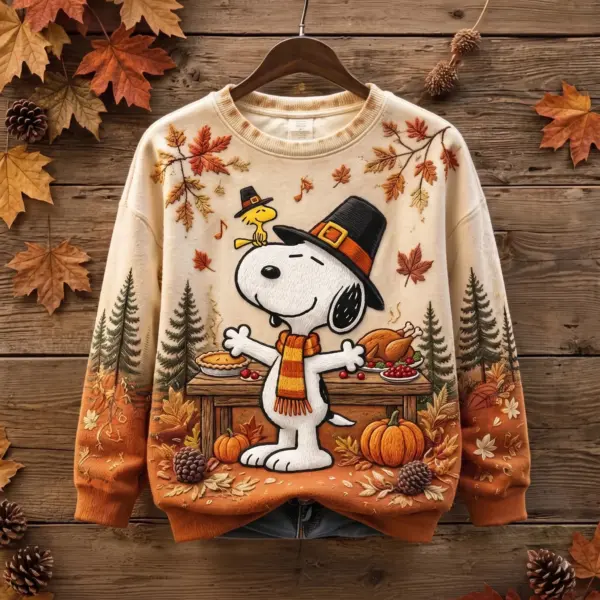 Snoopy Thanksgiving Ugly Sweater-THK135620