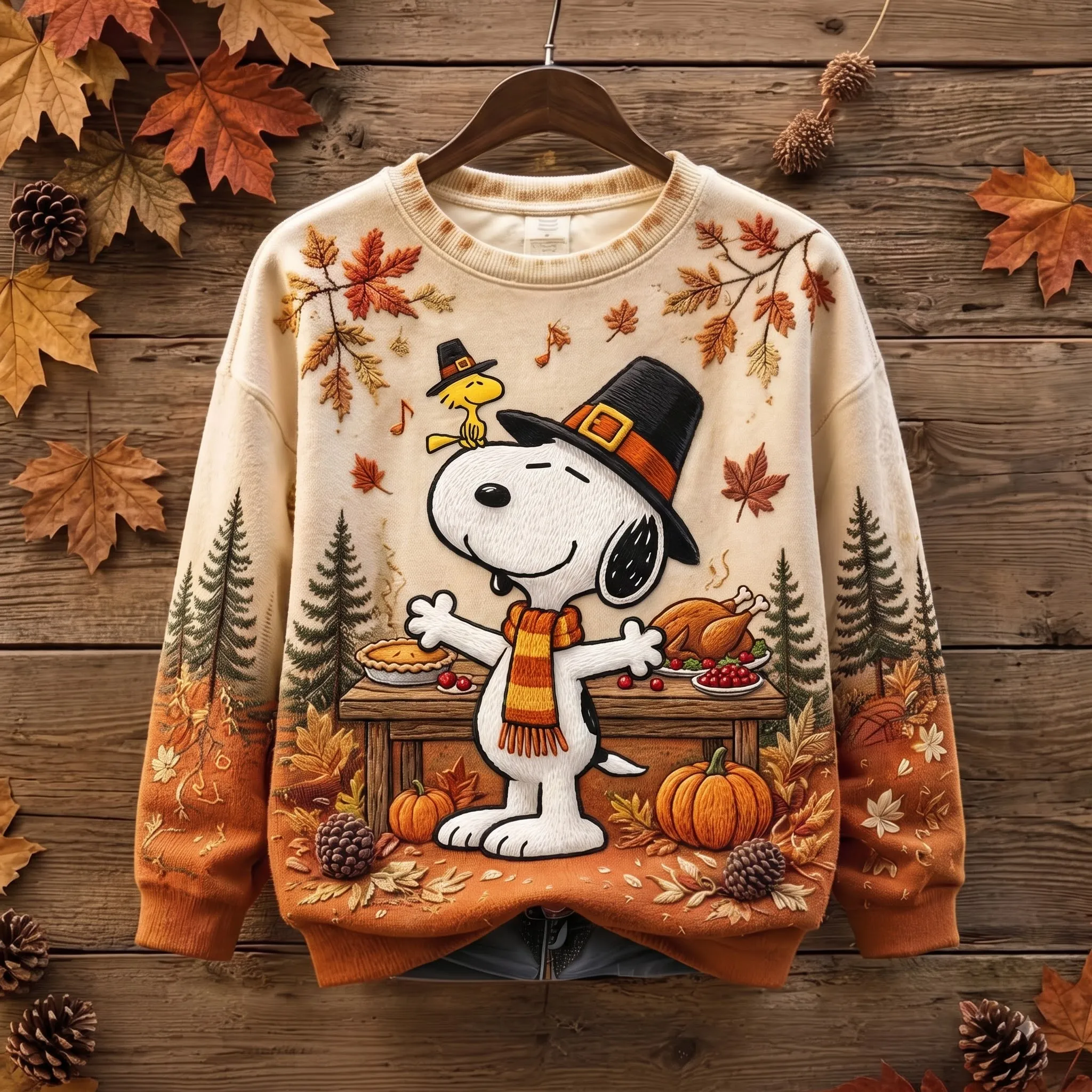 Snoopy Thanksgiving Ugly Sweater-THK135620
