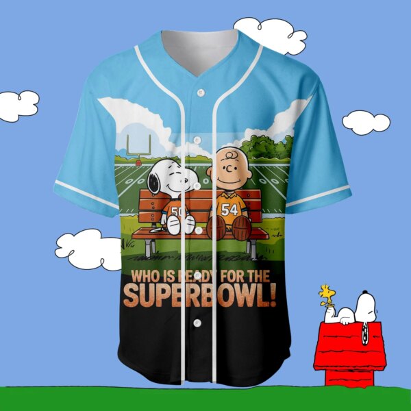 Alternative view of Who Is Ready For The SuperBowl Baseball Jersey