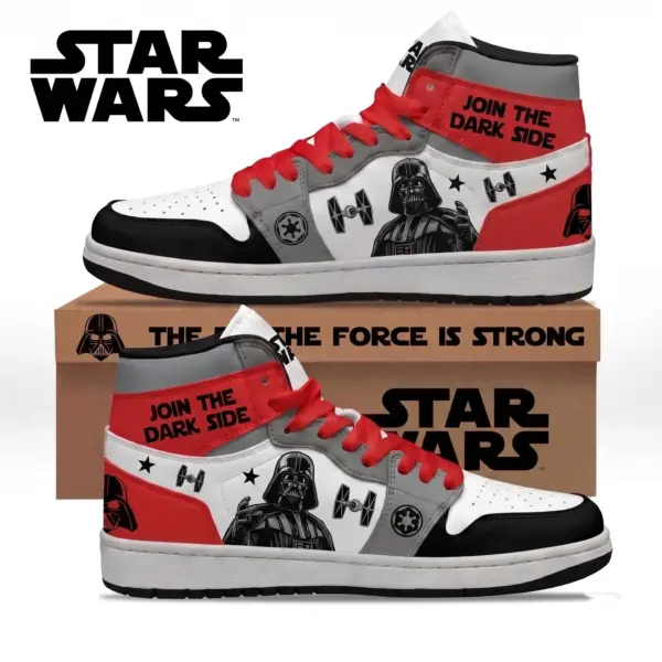 Darth Vader "Join The Dark Side" Air Jordan High Top Shoes