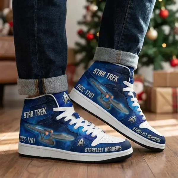 Alternative view of Star Trek Air Jordan High Top Shoes-THK135770
