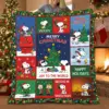 Snoopy Christmas Fleece Blanket-THK135752