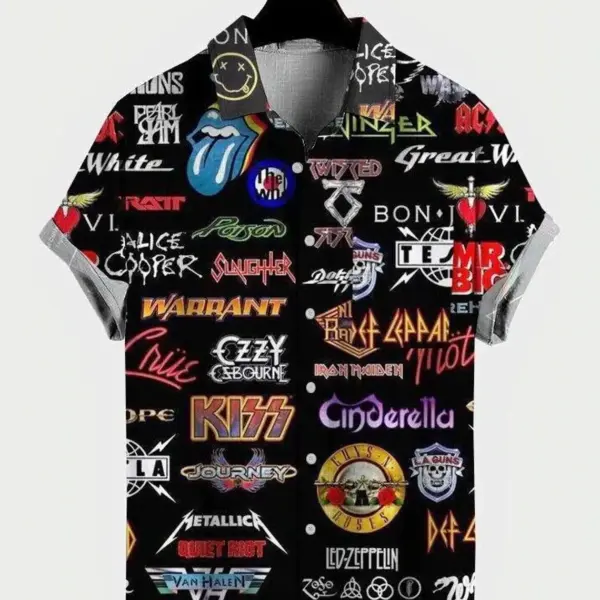 Rock Band Hawaiian Shirt