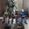 Jason Michael Freddy Horror Shelf Sitter 3D Figures