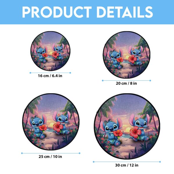 Stitch Flower Stained Glass Suncatcher - Image 6