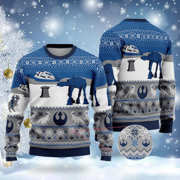 Star Wars AT-AT Walker Christmas Knitted Sweater