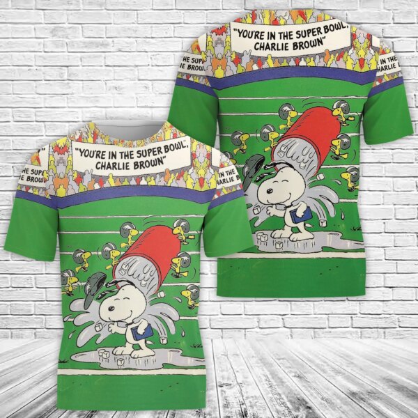 You're in the Super Bowl, Charlie Brown 3D Apparel