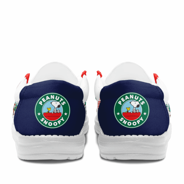 Snoopy x Christmas Personalized Hey Dude Shoes - Image 4