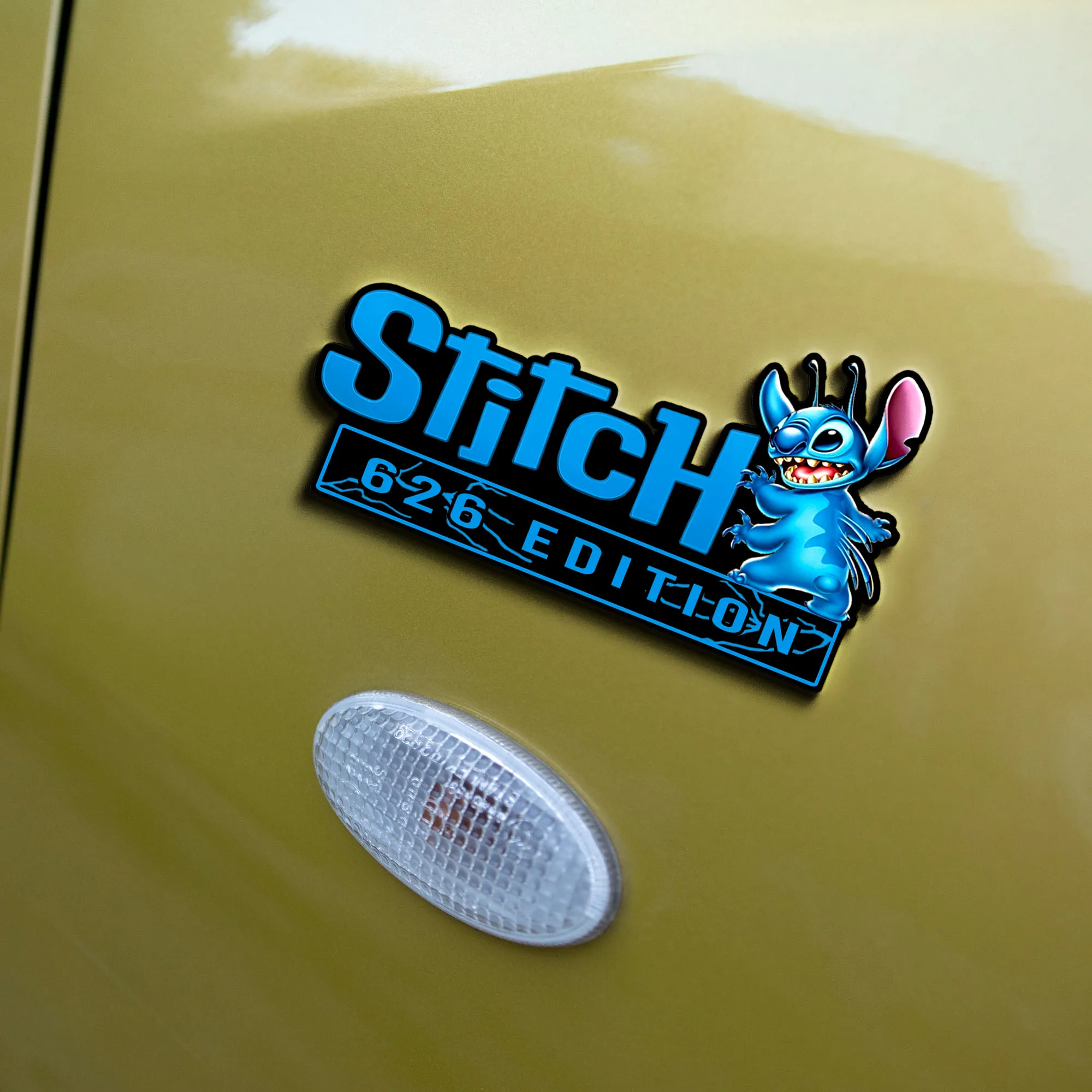Stitch Experiment 626 Edition 3D Inlayed Car Name - Image 3