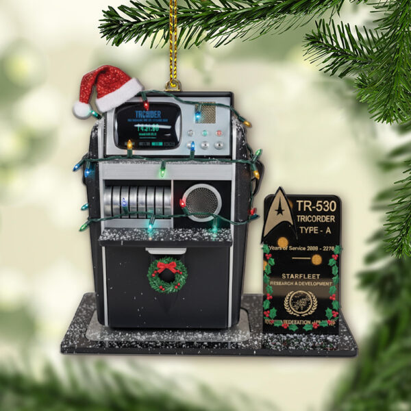 Alternative view of Star Trek Tricorder TR-530 Type - A Christmas Ornament