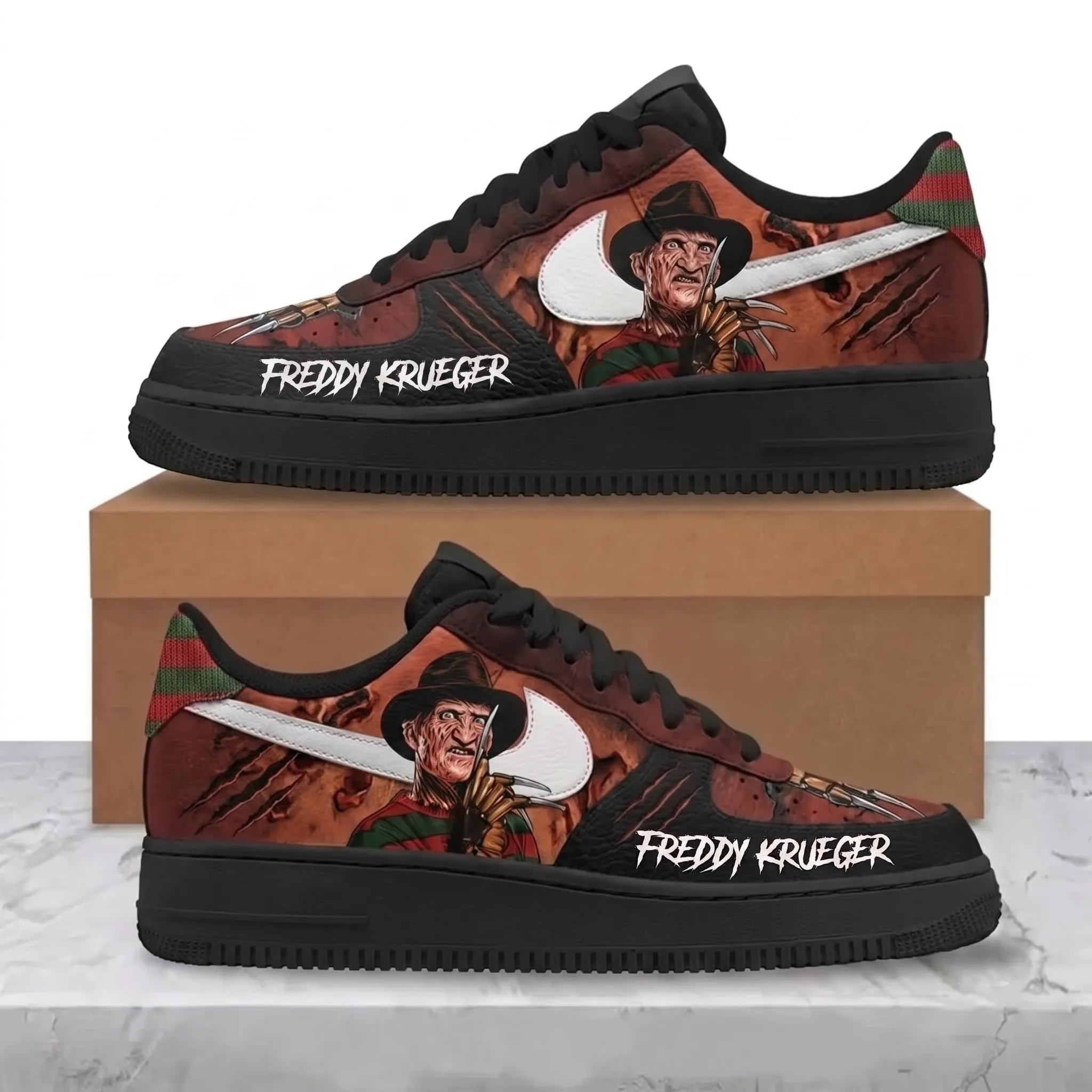 Freddy Krueger Halloween Air Low-Top Sneakers Shoes-THK134372