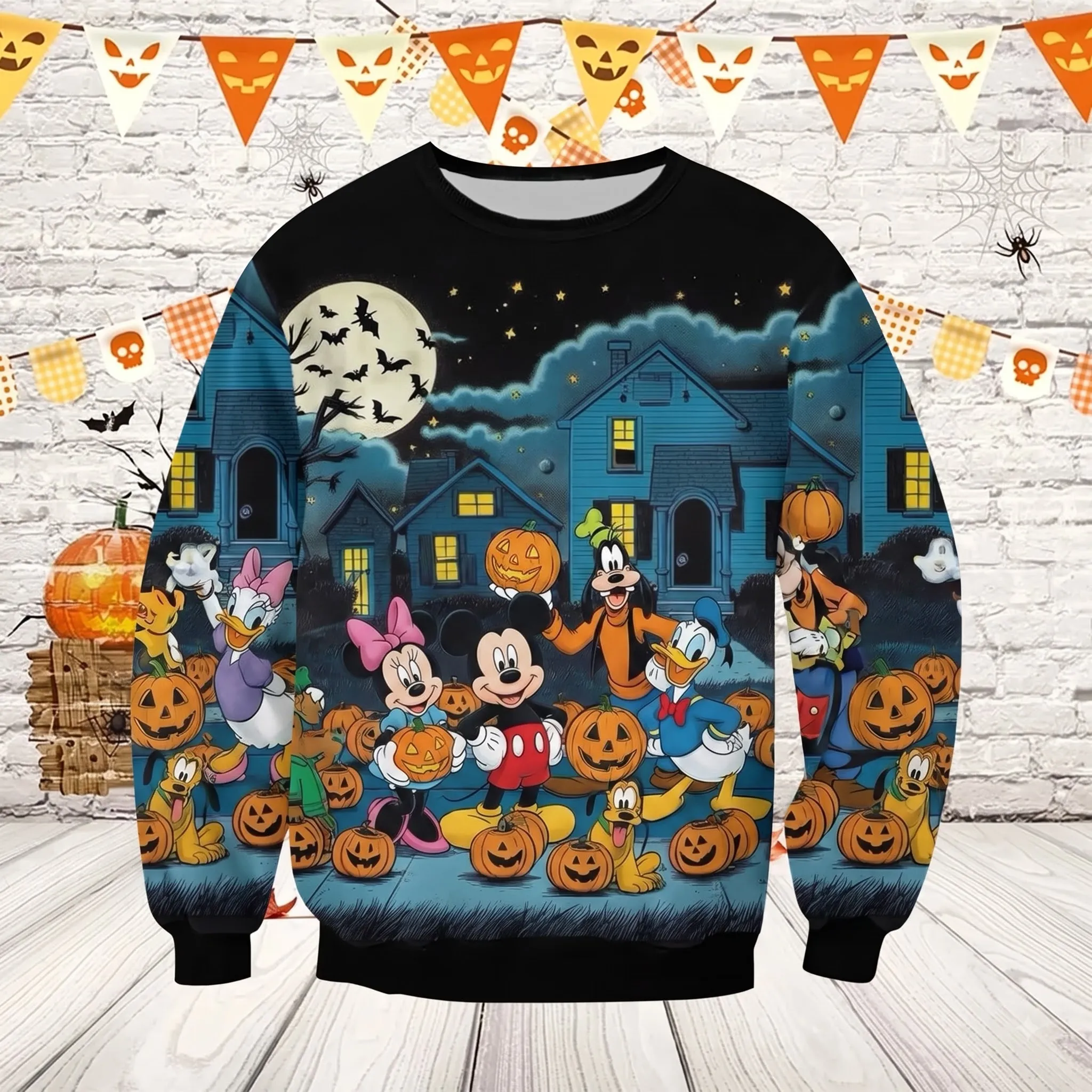 Mickey Halloween Unisex Sweatshirt-THK134721