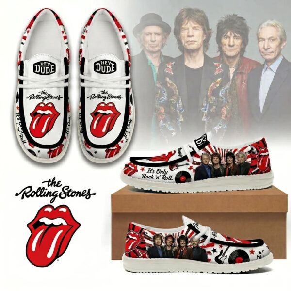 The Rolling Stones Hey Dude Shoes