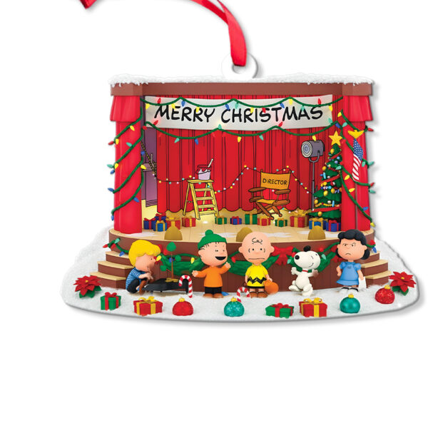 Merry Christmas, Charlie Brown! with Light and Sound Christmas Ornament - Image 5