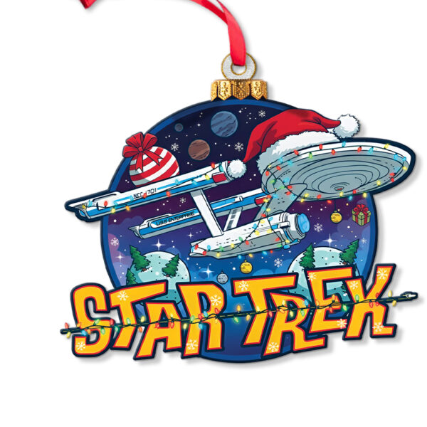 Star Trek U.S.S Enterprise NCC-1701 Christmas Ornament Style 2 - Image 4