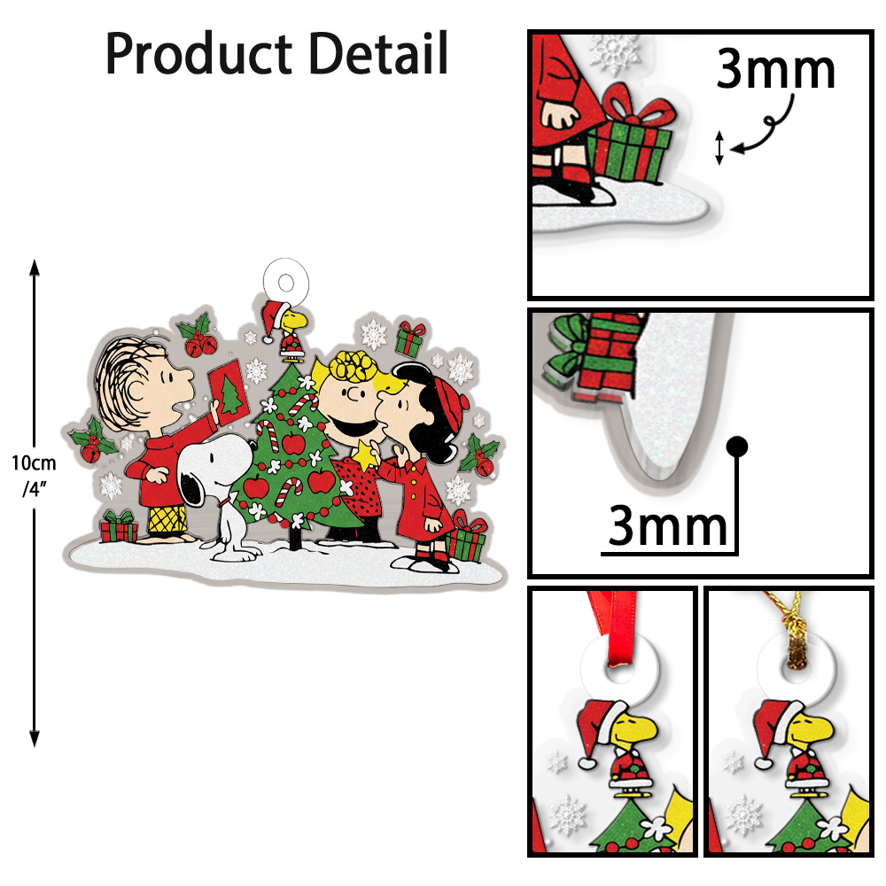 Snoopy And Friends Tree Christmas Ornament - Image 5
