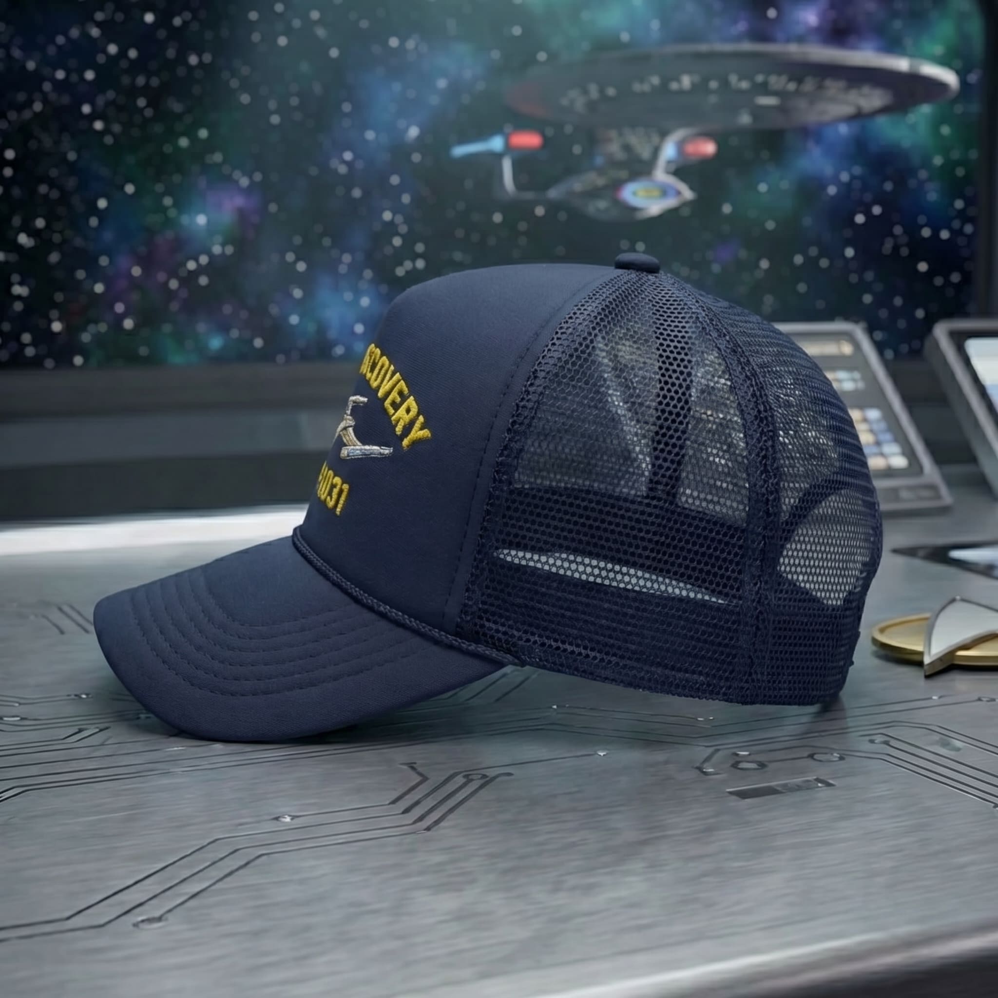 Premium Star Trek U.S.S. Discovery NCC-1031 Embroidery Cap - Image 2