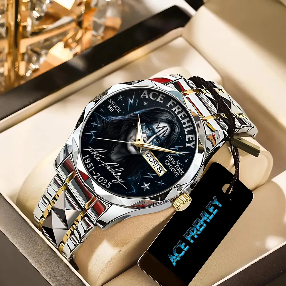 KISS x Ace Frehley Alloy Luxury Quartz Watch - THK116818
