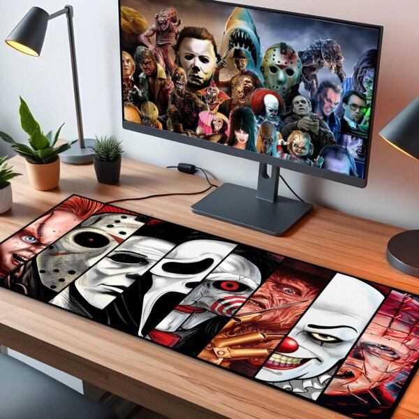 Alternative view of Horror Movie LED Desk Mat