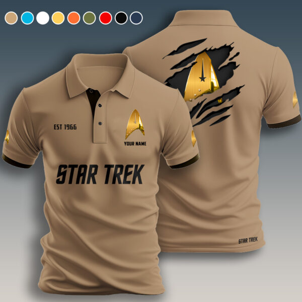 Personalized Star Trek Polo Shirt - Image 5