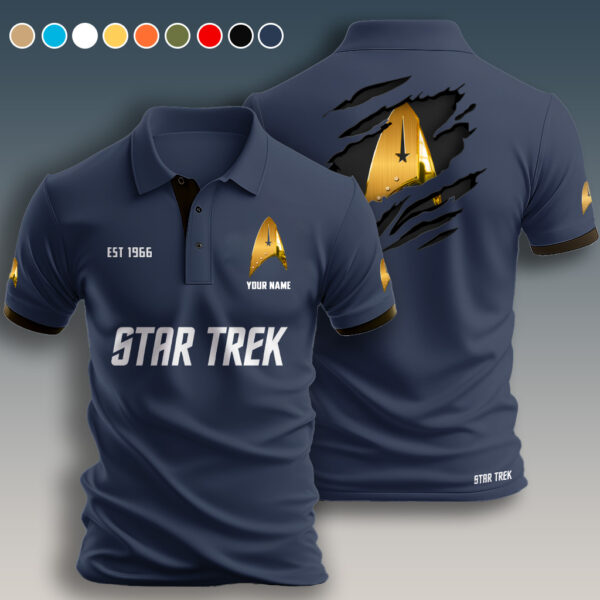 Personalized Star Trek Polo Shirt - Image 6