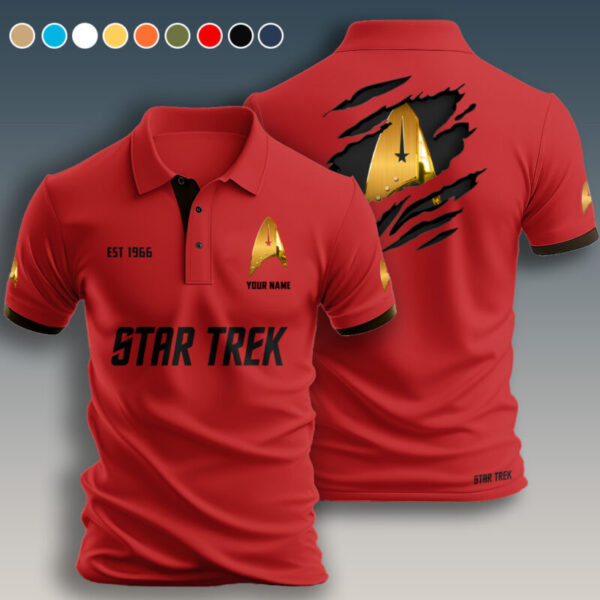 Personalized Star Trek Polo Shirt - Image 8