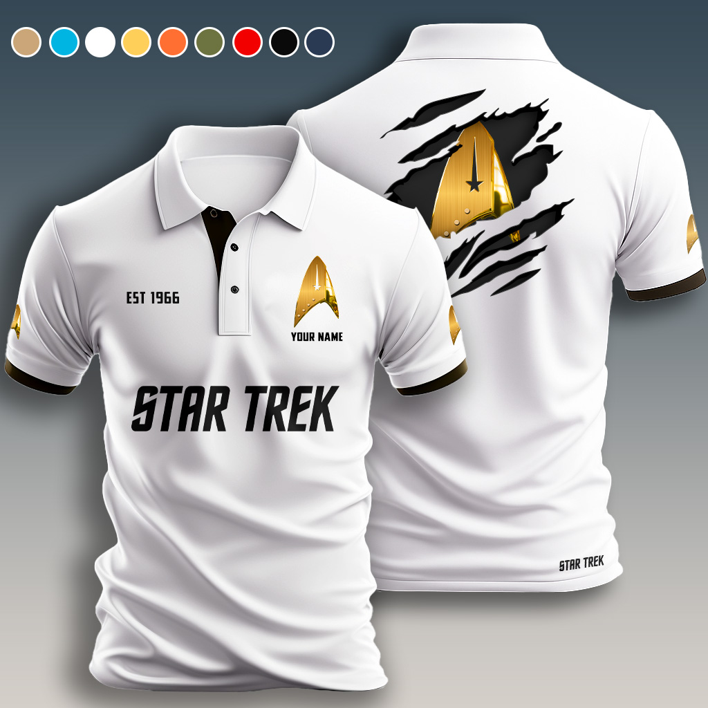 Personalized Star Trek Polo Shirt