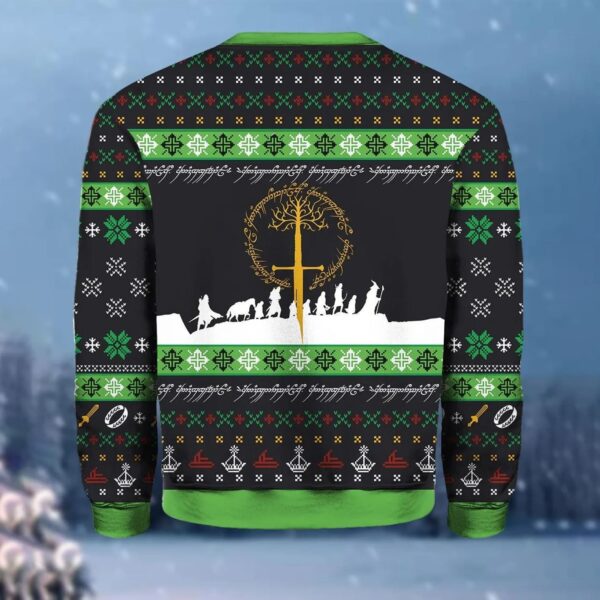Lord Of The Rings Christmas Knitted Sweater 116513 - Image 3