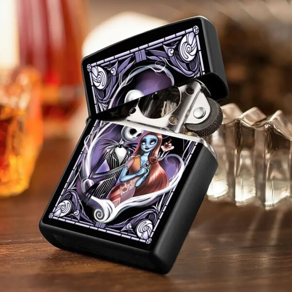 Romantic Jack Skellington and Sally Zippo Lighters - Image 3