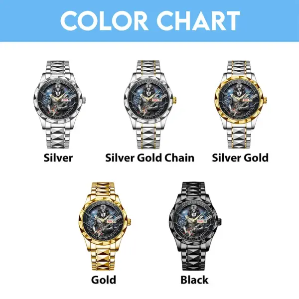 KISS x Ace Frehley Alloy Luxury Quartz Watch – 116846 - Image 4