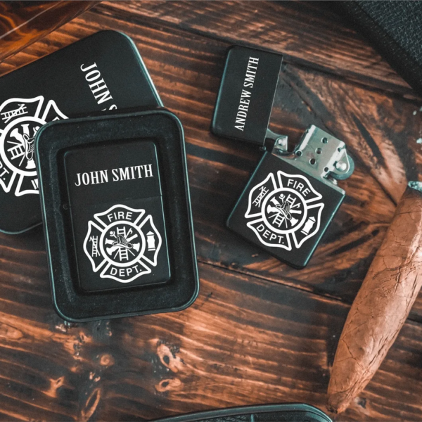Personalized Firefighter Gift Zippo Lighter