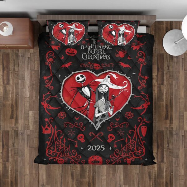 Alternative view of The Nightmare Before Christmas Quilt Bedding Set