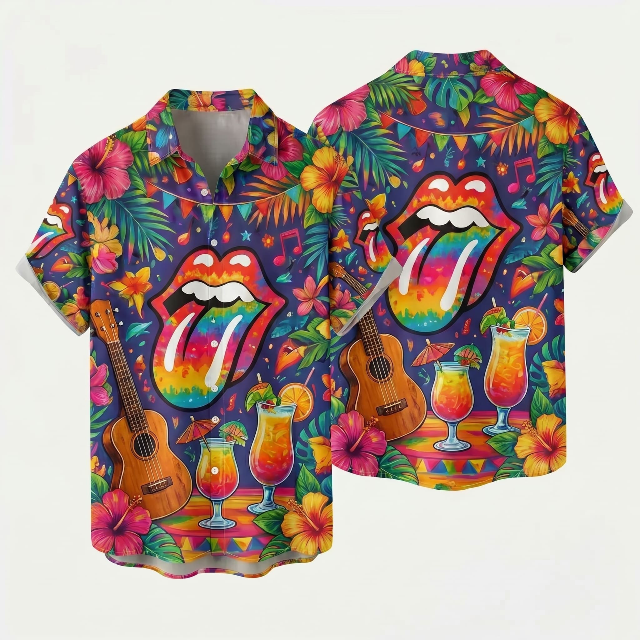 The Rolling Stones Hawaiian Shirt - THK127678