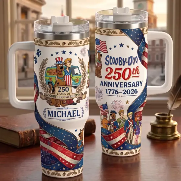 Personalized Scooby-Doo 250 Years of America 40oz Stanley Tumbler