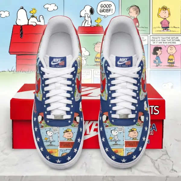 Alternative view of Snoopy 250 Years of America Air Low-Top Sneakers Shoes-THK131779