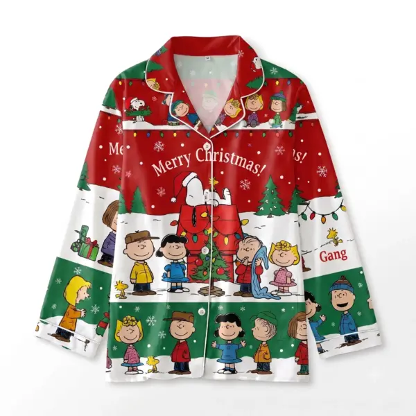 Alternative view of Snoopy Pajama Set-THK136106