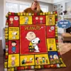 Snoopy and Friends Fleece Blanket-THK136185