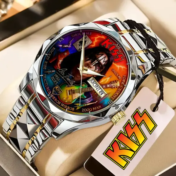 KISS x Ace Frehley Alloy Luxury Quartz Watch – 116866