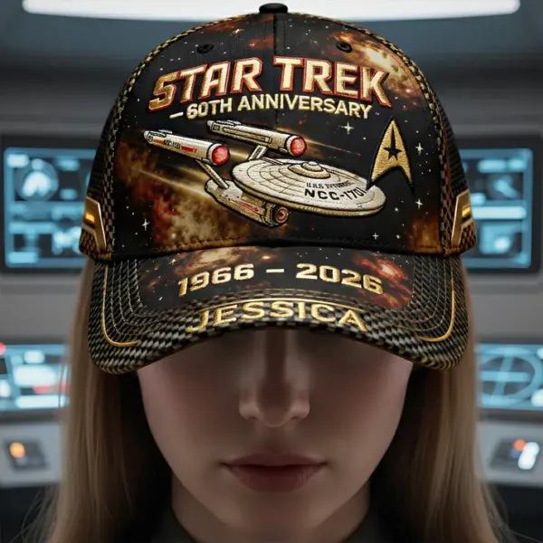Alternative view of Personalized Star Trek Classic Cap