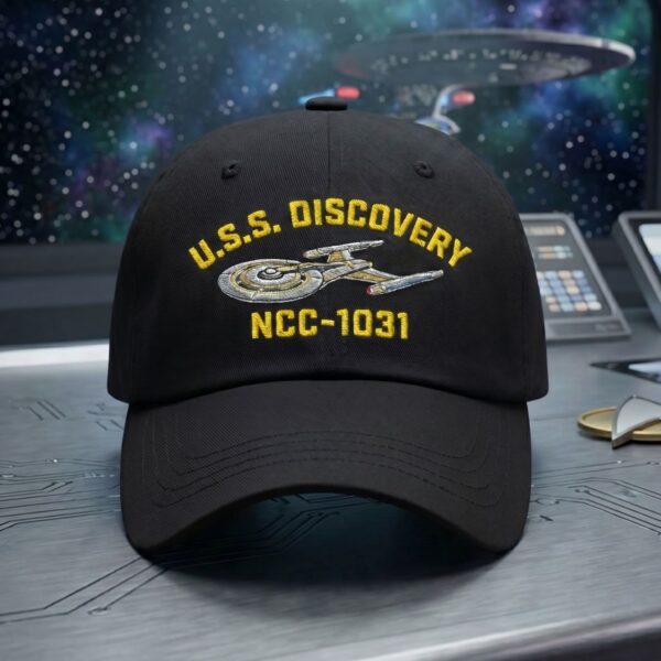 Premium Star Trek U.S.S. Discovery NCC-1031 Embroidery Cap - Image 3