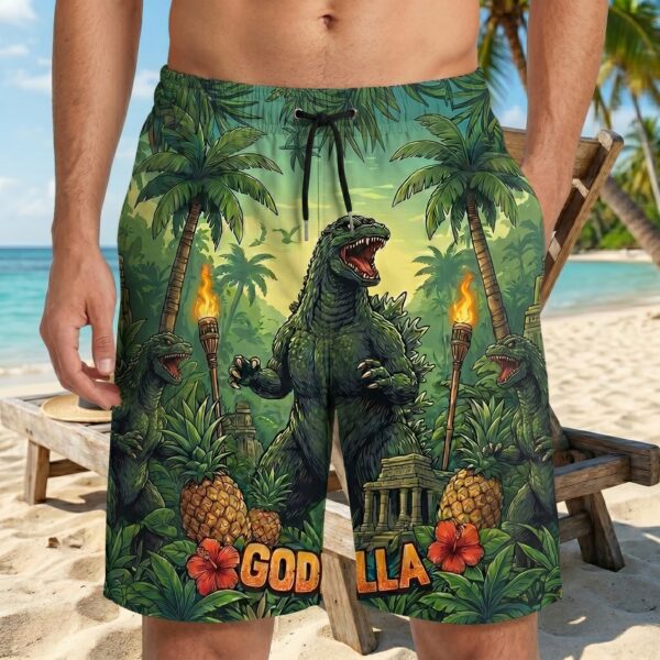 Godzilla Hawaiian Shirt - THK127005 - Image 3
