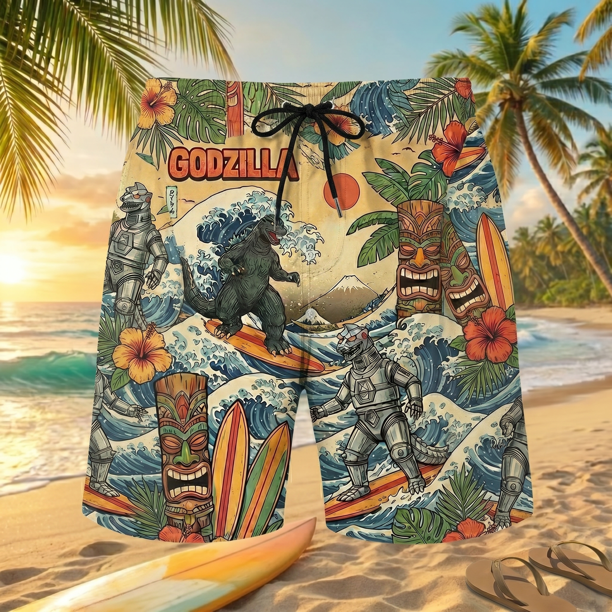 Godzilla Hawaiian Shirt - THK127000 - Image 3