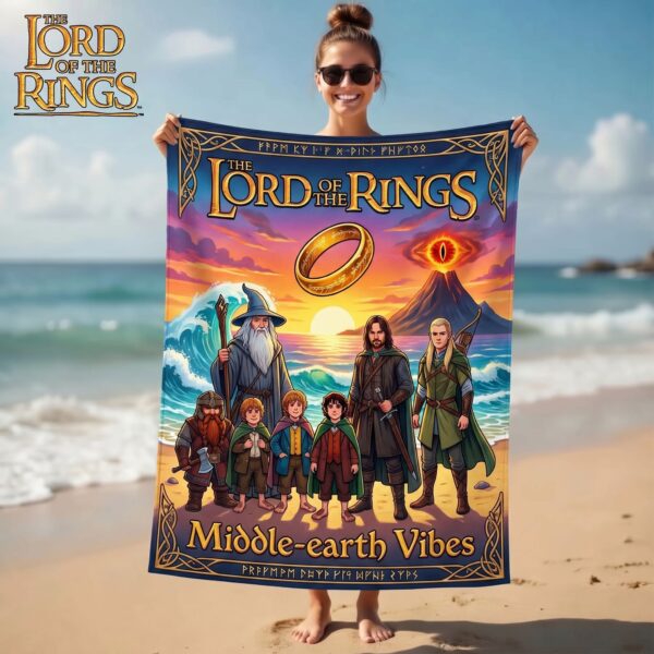 The Lord of The Rings Beach Towel-THK127012 - Image 5