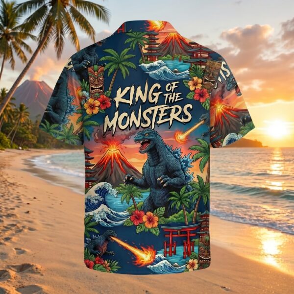 Godzilla Hawaiian Shirt- THK126739 - Image 3