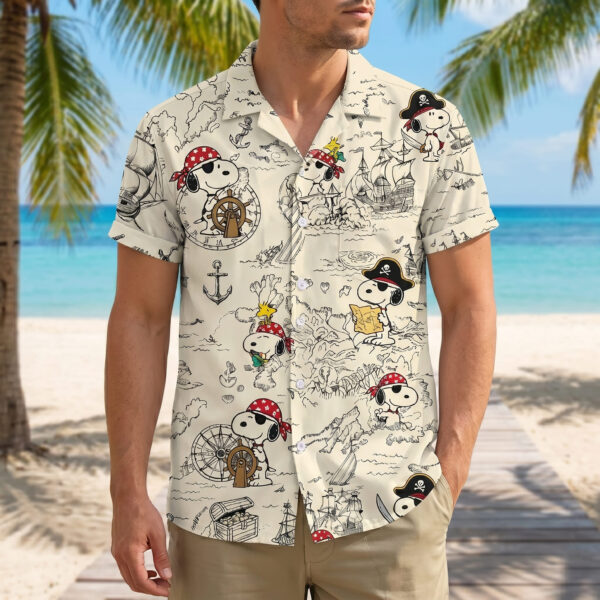 Snoopy Pirate Hawaiian Shirt - THK126776 - Image 3
