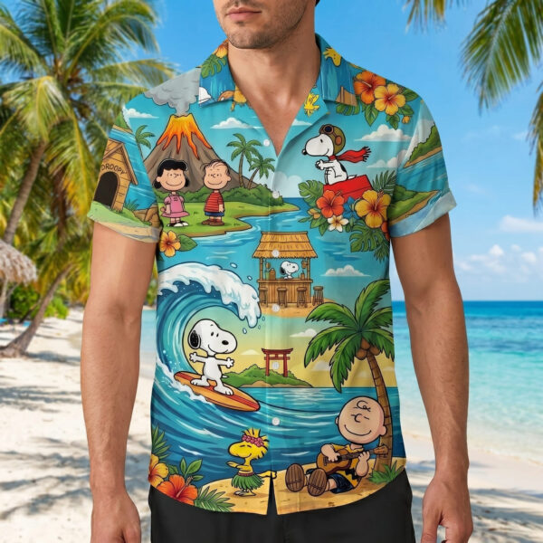 Snoopy Summer Vibes Hawaiian Shirt - THK126786 - Image 4
