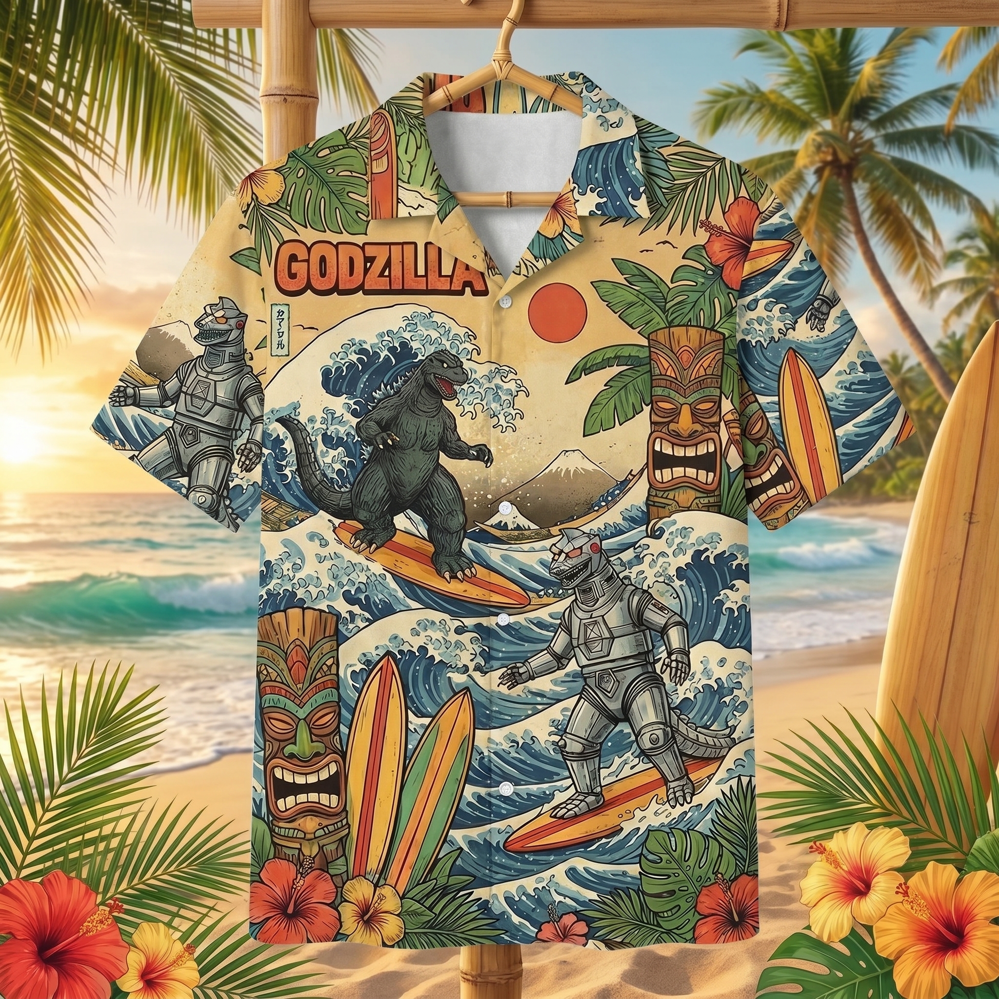 Godzilla Hawaiian Shirt - THK127000 - Image 2